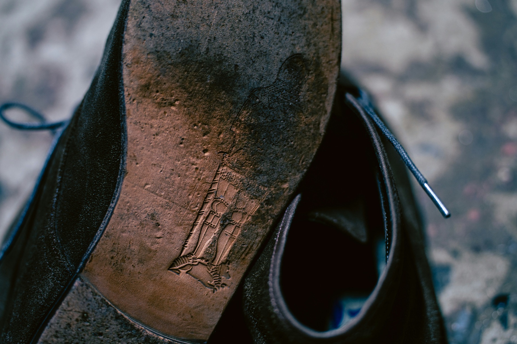 A hand-welted leather sole